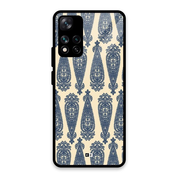 Kalamkari Design Glass Back Case for Xiaomi 11i 5G