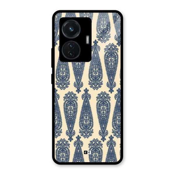 Kalamkari Design Glass Back Case for iQOO Z6 44W