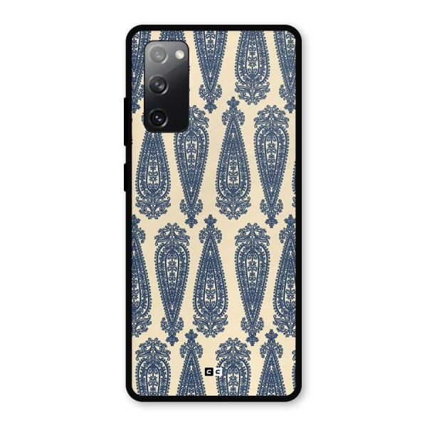 Kalamkari Design Metal Back Case for Galaxy S20 FE 5G