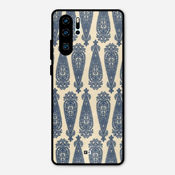 Kalamkari Design Metal Back Case for Huawei P30 Pro