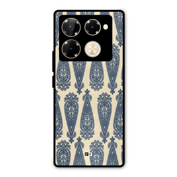 Kalamkari Design Metal Back Case for Infinix Note 40 Pro Plus