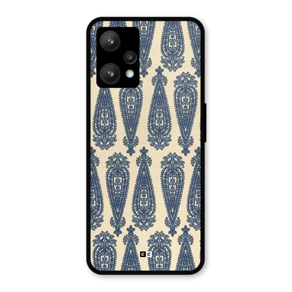 Kalamkari Design Metal Back Case for Realme 9