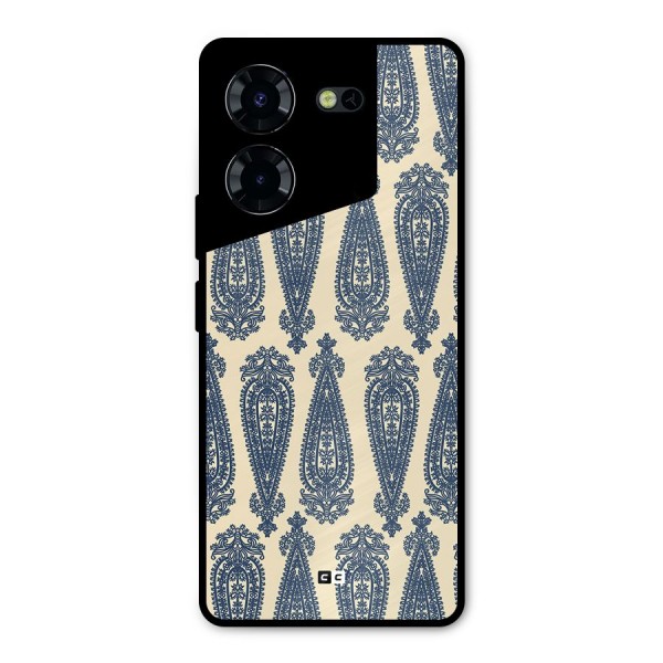 Kalamkari Design Metal Back Case for Tecno Pova 5 Pro 5G