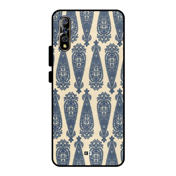 Kalamkari Design Metal Back Case for Vivo S1