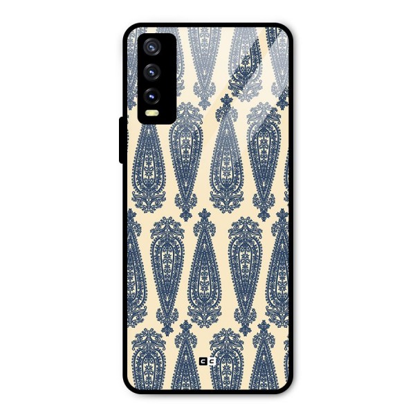 Kalamkari Design Metal Back Case for Vivo Y20t