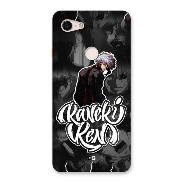 Kaneki Ken Manga Art Back Case for Google Pixel 3 XL