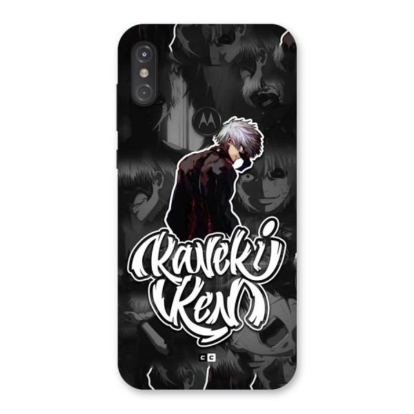 Kaneki Ken Manga Art Back Case for Motorola One Power