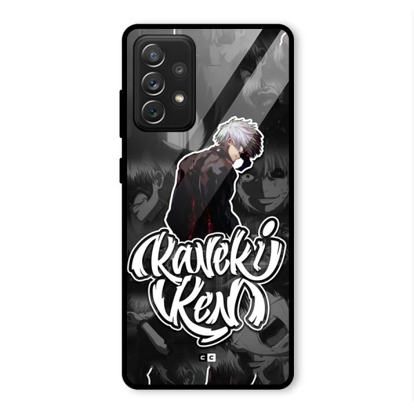 Kaneki Ken Manga Art Glass Back Case for Galaxy A72