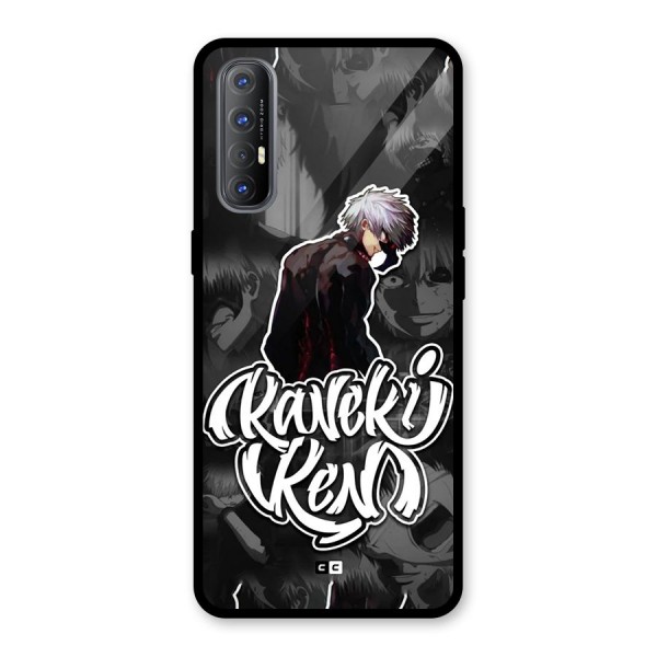 Kaneki Ken Manga Art Glass Back Case for Oppo Reno3 Pro