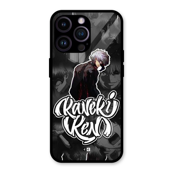 Kaneki Ken Manga Art Glass Back Case for iPhone 14 Pro Max
