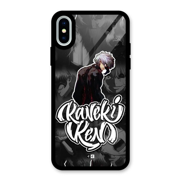 Kaneki Ken Manga Art Glass Back Case for iPhone X