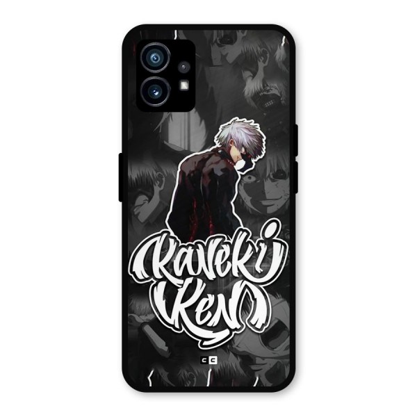 Kaneki Ken Manga Art Metal Back Case for Nothing Phone 1