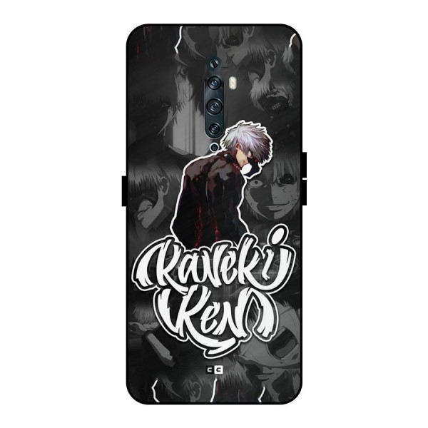 Kaneki Ken Manga Art Metal Back Case for Oppo Reno2 F