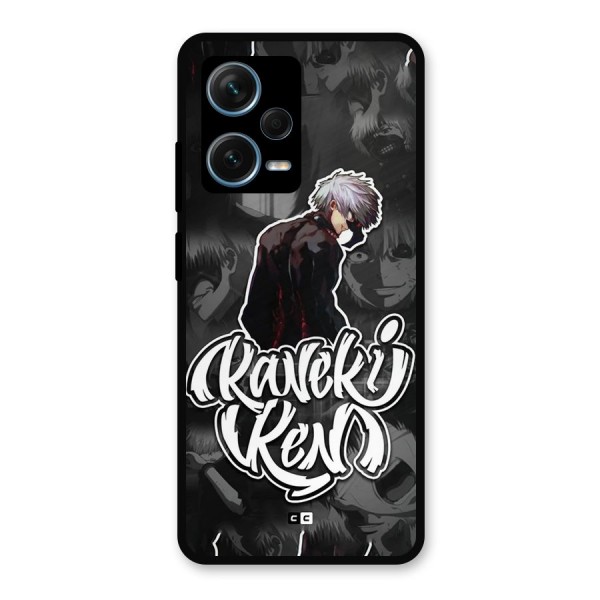 Kaneki Ken Manga Art Metal Back Case for Redmi Note 12 Pro Plus 5G