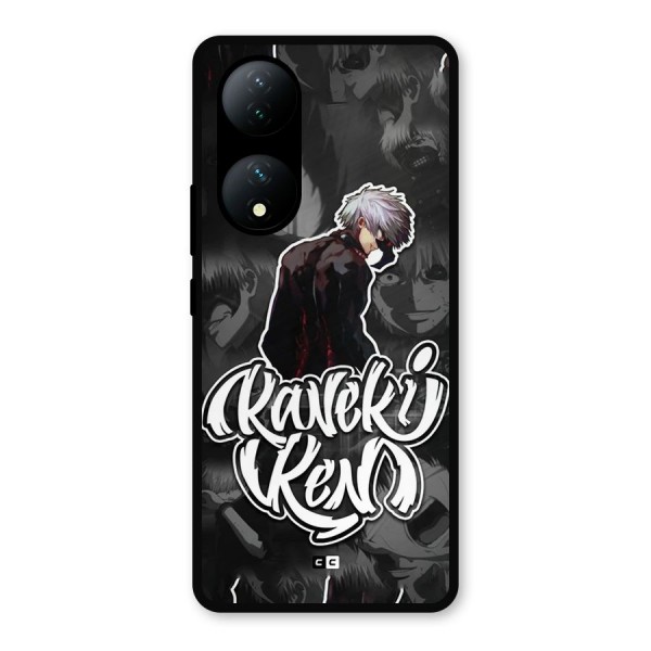 Kaneki Ken Manga Art Metal Back Case for Vivo Y100