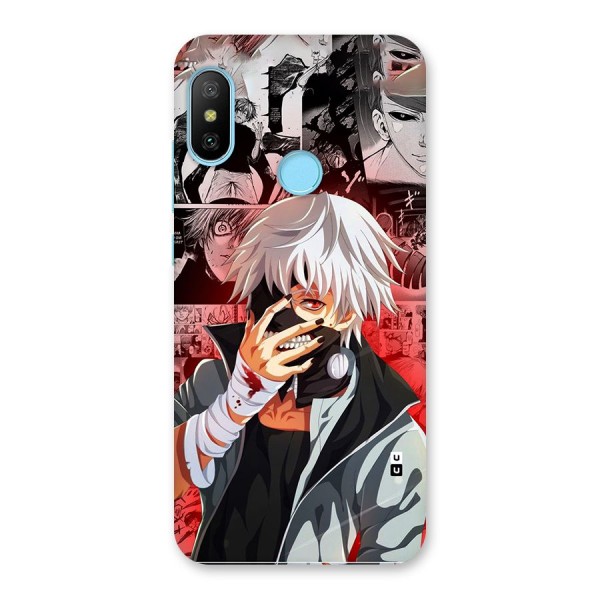 Kaneki Ken Manga Style Back Case for Redmi 6 Pro