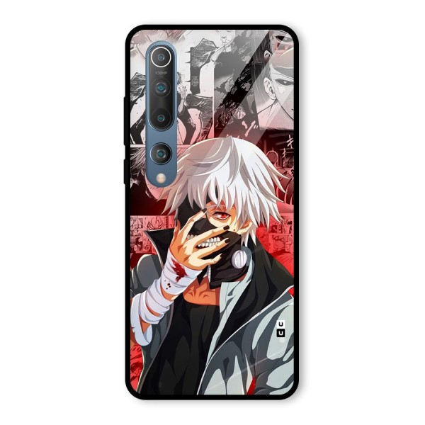 Kaneki Ken Manga Style Glass Back Case for Mi 10