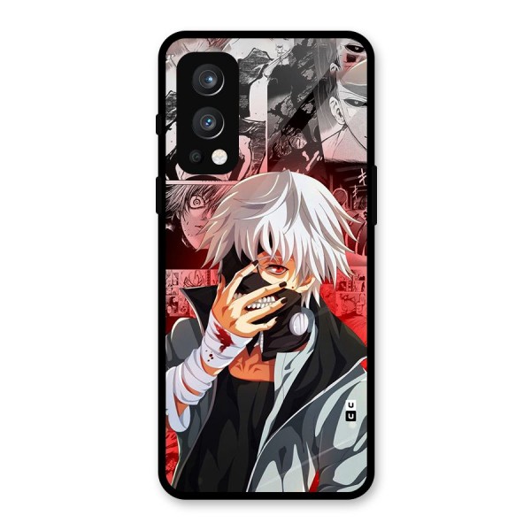 Kaneki Ken Manga Style Glass Back Case for OnePlus Nord 2 5G