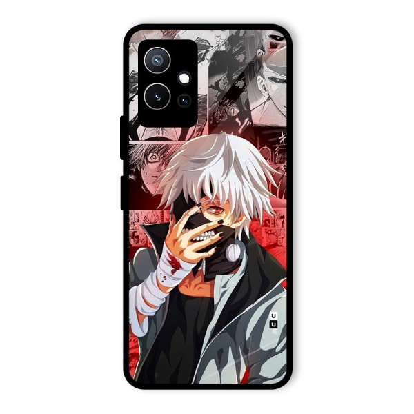 Kaneki Ken Manga Style Glass Back Case for Vivo iQOO Z6