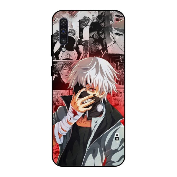 Kaneki Ken Manga Style Metal Back Case for Galaxy A30s