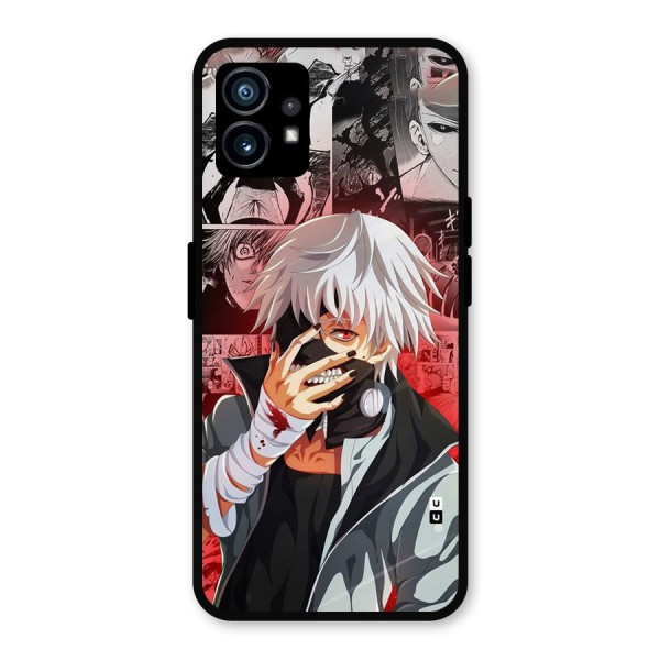 Kaneki Ken Manga Style Metal Back Case for Nothing Phone 1
