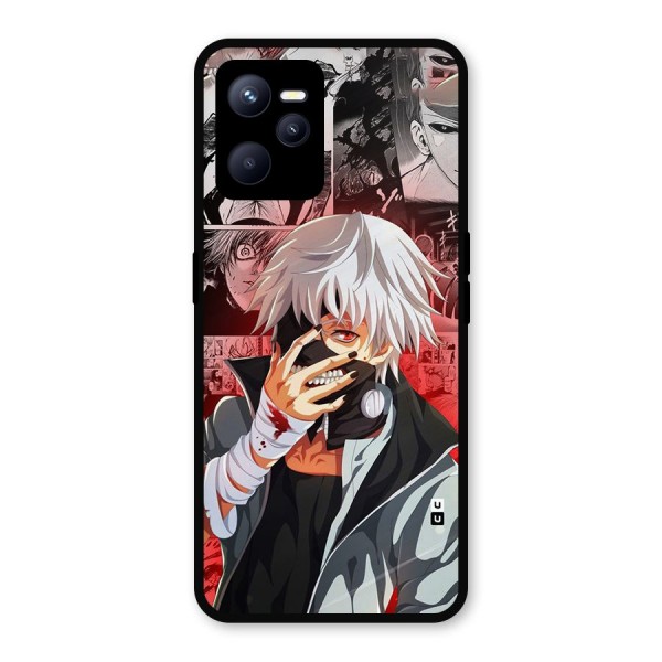 Kaneki Ken Manga Style Metal Back Case for Realme C35