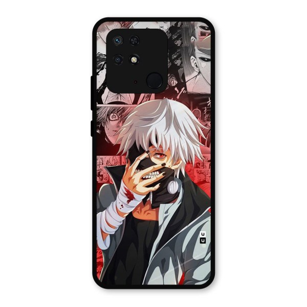Kaneki Ken Manga Style Metal Back Case for Redmi 10 Power