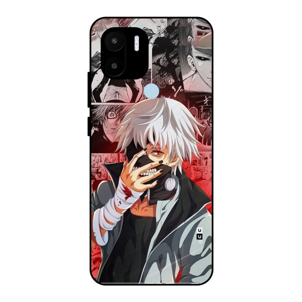 Kaneki Ken Manga Style Metal Back Case for Redmi A1 Plus