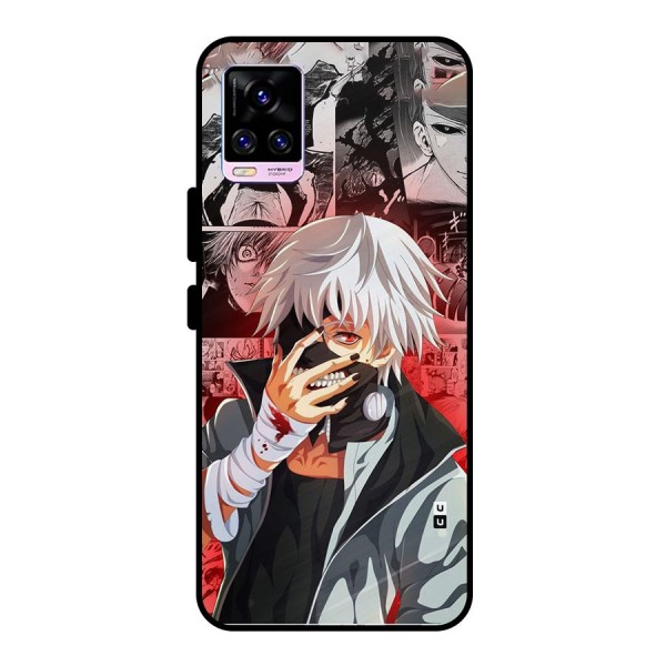 Kaneki Ken Manga Style Metal Back Case for Vivo V20 Pro