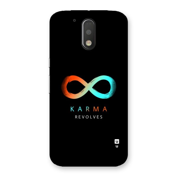 Karma Revolves Back Case for Moto G4 Plus