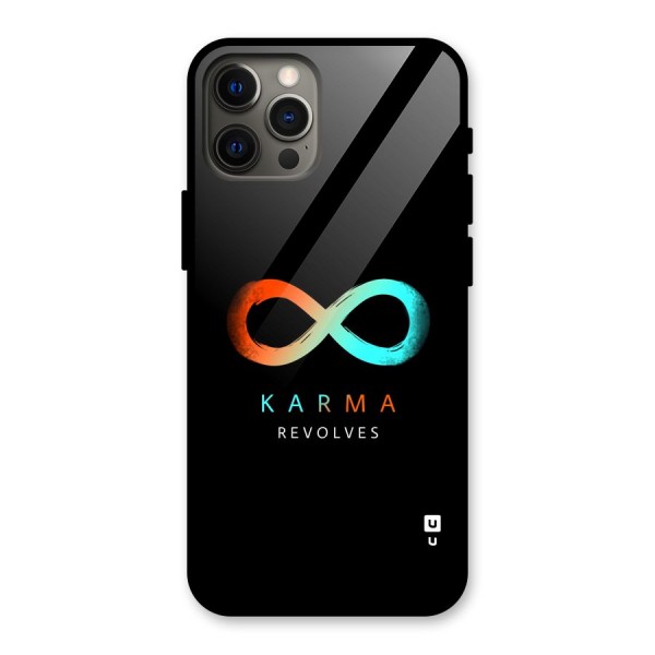 Karma Revolves Glass Back Case for iPhone 12 Pro Max