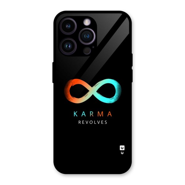 Karma Revolves Glass Back Case for iPhone 14 Pro Max