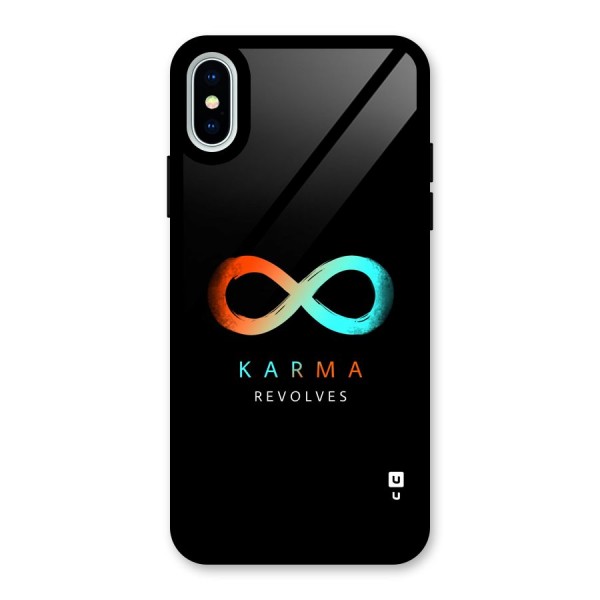 Karma Revolves Glass Back Case for iPhone X