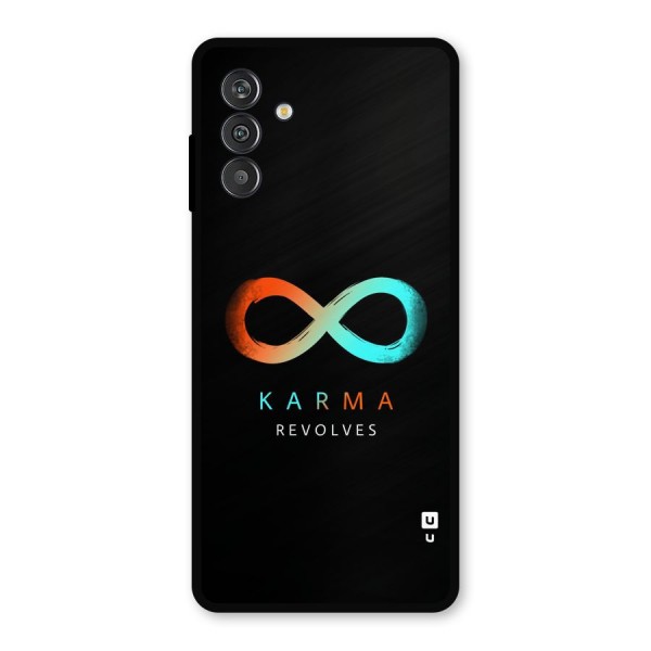 Karma Revolves Metal Back Case for Galaxy M14 5G