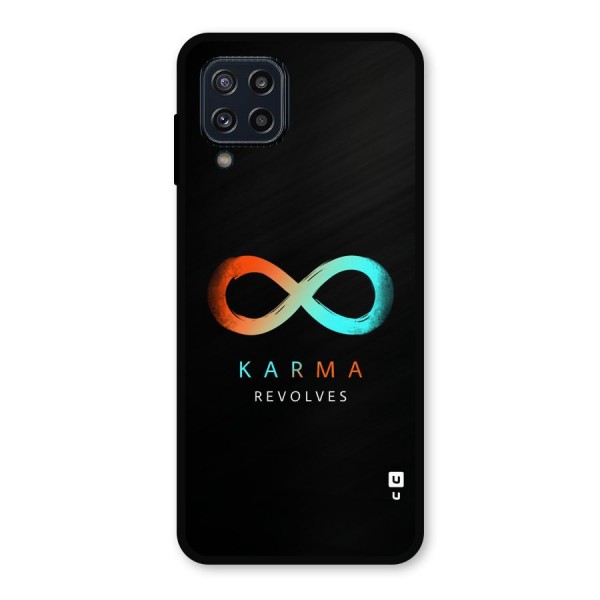 Karma Revolves Metal Back Case for Galaxy M32