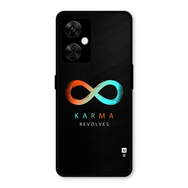 Karma Revolves Metal Back Case for OnePlus Nord CE 3 Lite