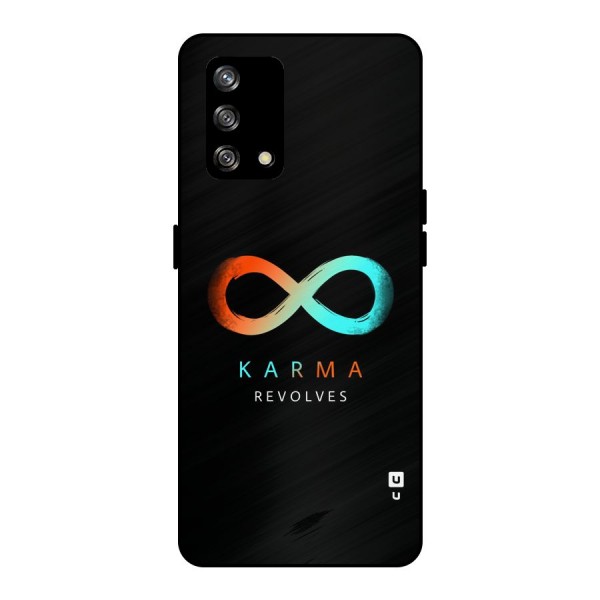 Karma Revolves Metal Back Case for Oppo F19