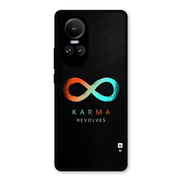 Karma Revolves Metal Back Case for Oppo Reno10 Pro