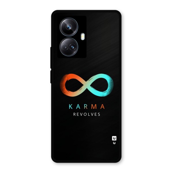 Karma Revolves Metal Back Case for Realme 10 Pro Plus
