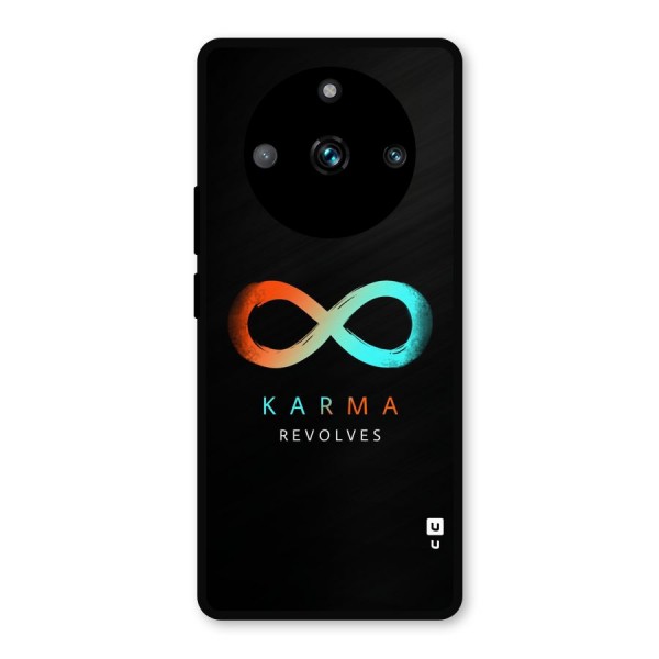 Karma Revolves Metal Back Case for Realme Narzo 60 Pro