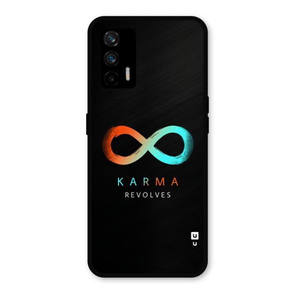 Karma Revolves Metal Back Case for Realme X7 Max