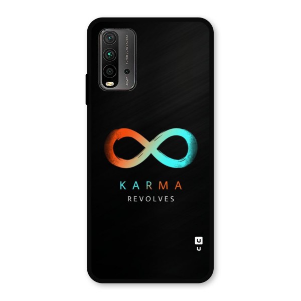 Karma Revolves Metal Back Case for Redmi 9 Power