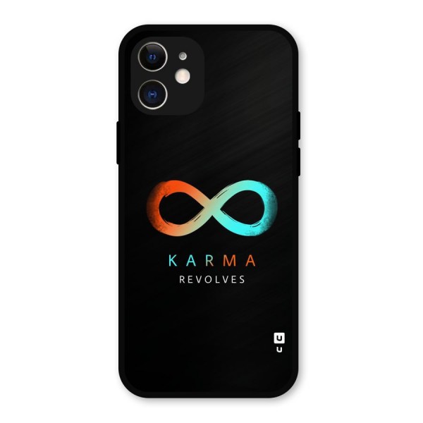 Karma Revolves Metal Back Case for iPhone 12
