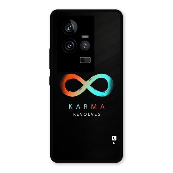 Karma Revolves Metal Back Case for iQOO 11 5G