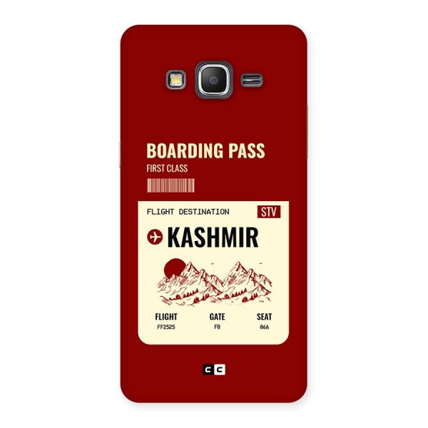 Kashmir Boarding Pass Back Case for Galaxy Grand Prime