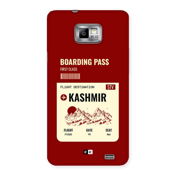 Kashmir Boarding Pass Back Case for Galaxy S2