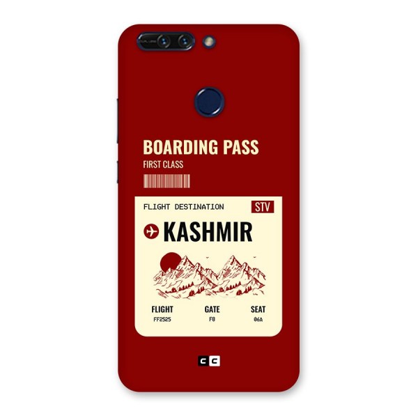 Kashmir Boarding Pass Back Case for Honor 8 Pro