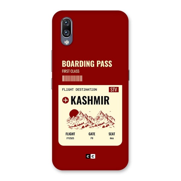 Kashmir Boarding Pass Back Case for Vivo NEX