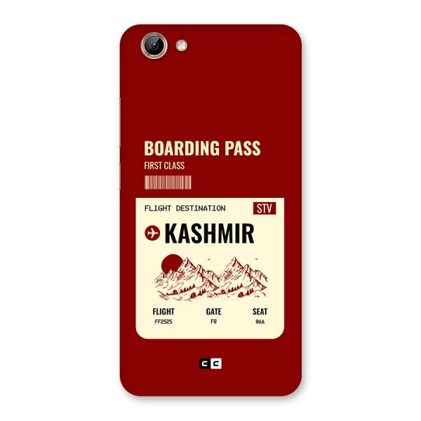 Kashmir Boarding Pass Back Case for Vivo Y71i