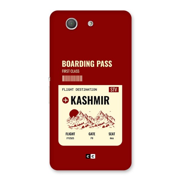 Kashmir Boarding Pass Back Case for Xperia Z3 Compact